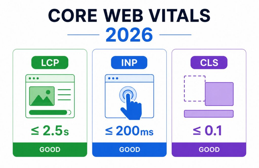 core web vitals 2026